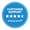 JobDiva Software Advice Customer Support Badge